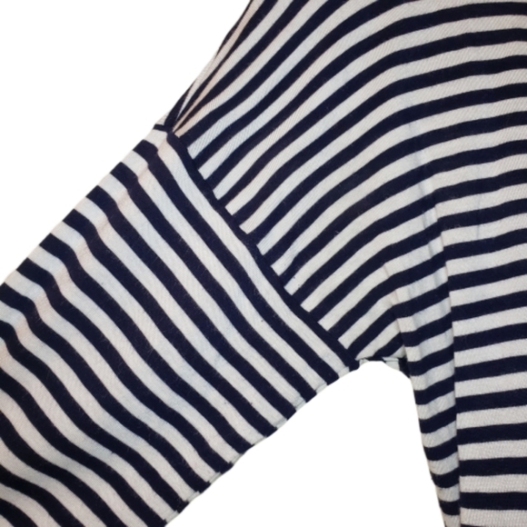 CAbi Long Sleeve Boat Stripe Asymmetrical T-Shirt - Picture 6 of 7